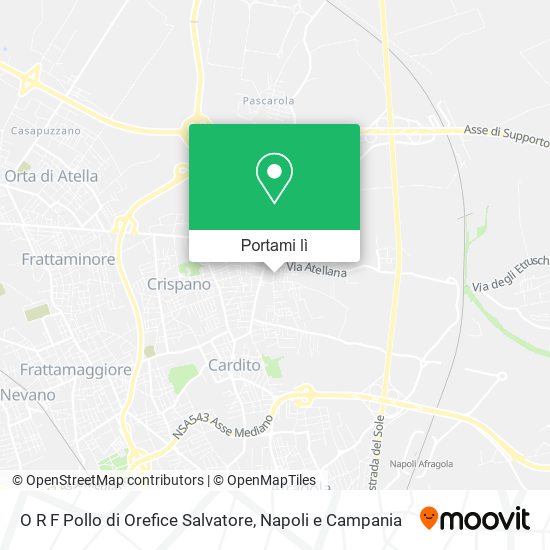 Mappa O R F Pollo di Orefice Salvatore