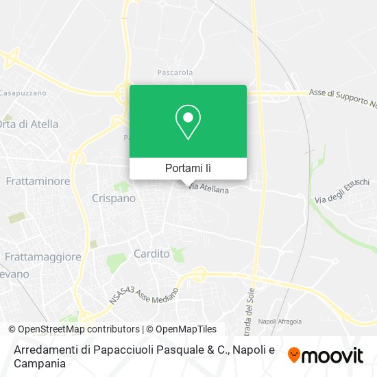 Mappa Arredamenti di Papacciuoli Pasquale & C.