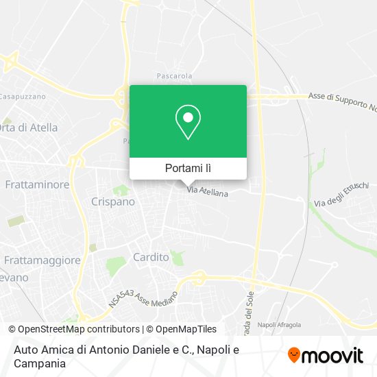 Mappa Auto Amica di Antonio Daniele e C.