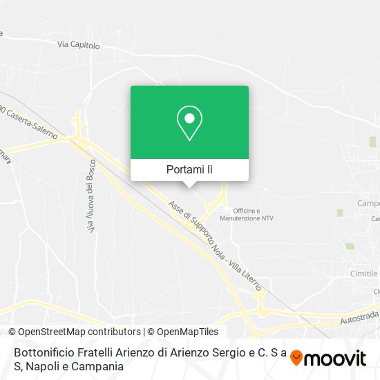 Mappa Bottonificio Fratelli Arienzo di Arienzo Sergio e C. S a S