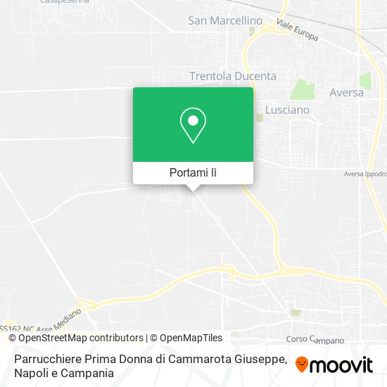 Mappa Parrucchiere Prima Donna di Cammarota Giuseppe