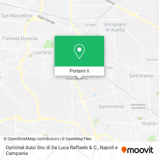 Mappa Optional Auto Snc di De Luca Raffaele & C.