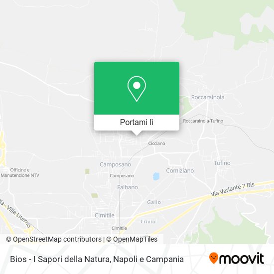 Mappa Bios - I Sapori della Natura