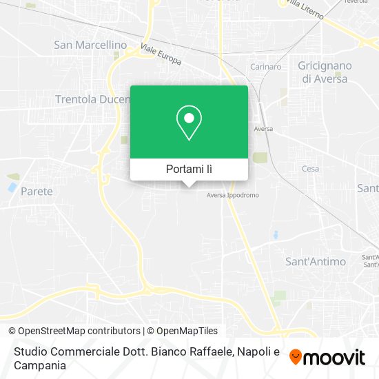 Mappa Studio Commerciale Dott. Bianco Raffaele
