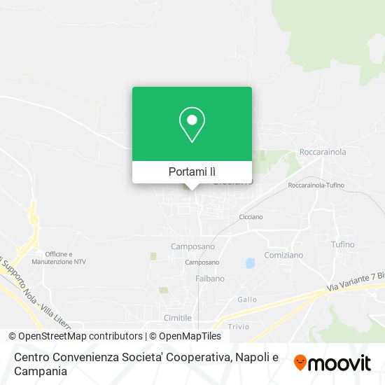 Mappa Centro Convenienza Societa' Cooperativa