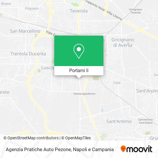 Mappa Agenzia Pratiche Auto Pezone
