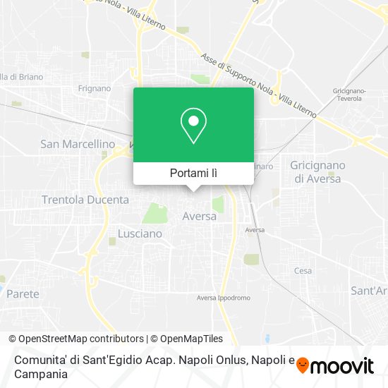 Mappa Comunita' di Sant'Egidio Acap. Napoli Onlus