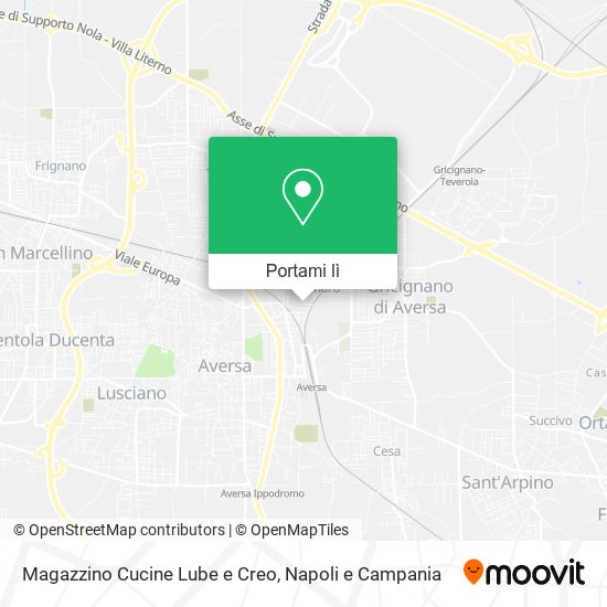 Mappa Magazzino Cucine Lube e Creo