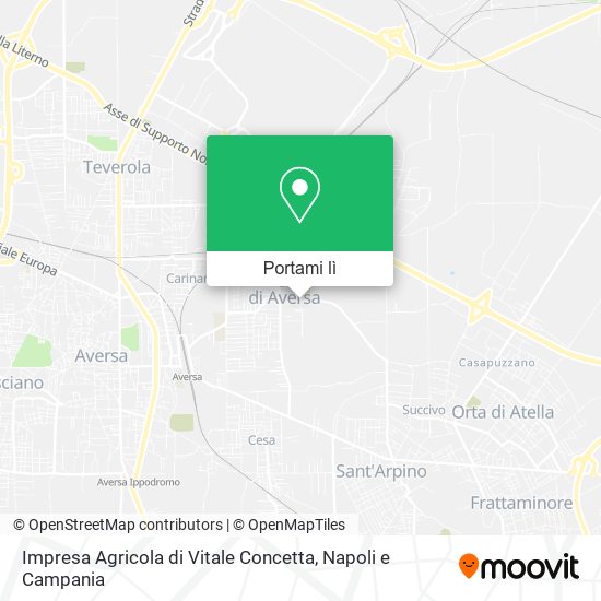 Mappa Impresa Agricola di Vitale Concetta
