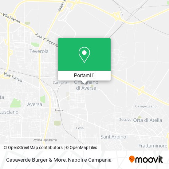Mappa Casaverde Burger & More