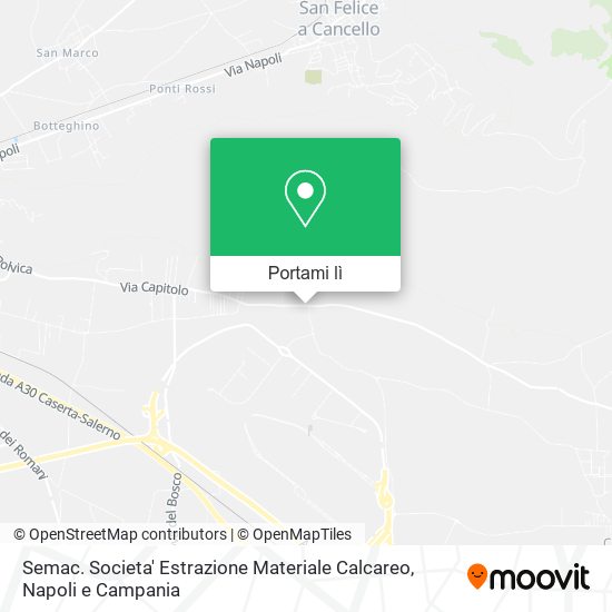 Mappa Semac. Societa' Estrazione Materiale Calcareo