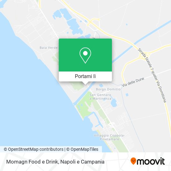 Mappa Momagn Food e Drink
