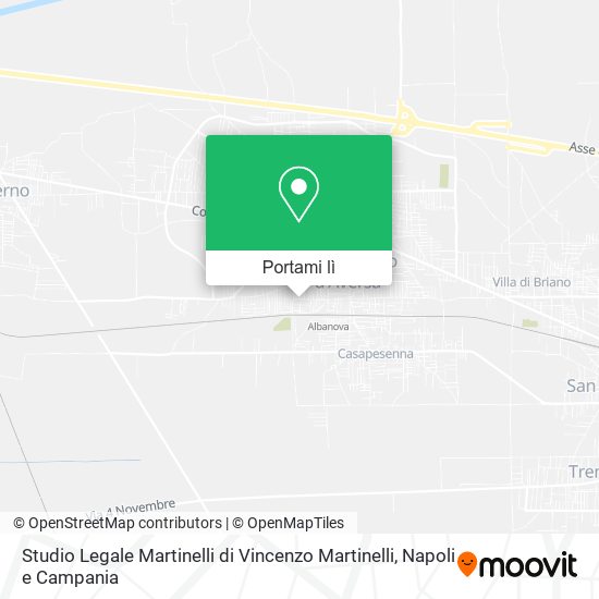 Mappa Studio Legale Martinelli di Vincenzo Martinelli