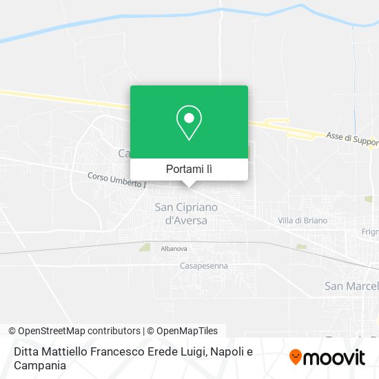 Mappa Ditta Mattiello Francesco Erede Luigi