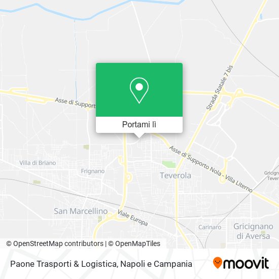 Mappa Paone Trasporti & Logistica