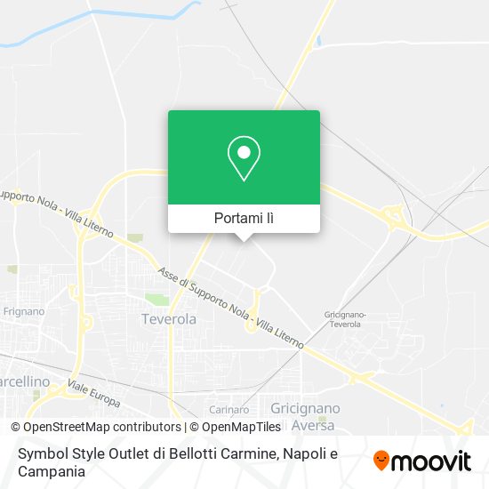 Mappa Symbol Style Outlet di Bellotti Carmine