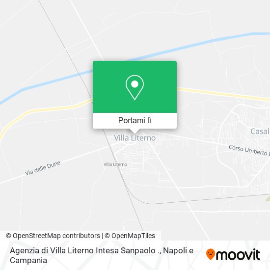 Mappa Agenzia di Villa Literno Intesa Sanpaolo .
