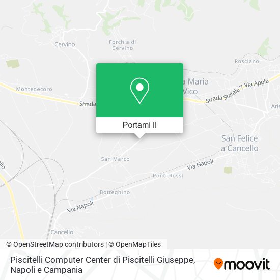 Mappa Piscitelli Computer Center di Piscitelli Giuseppe