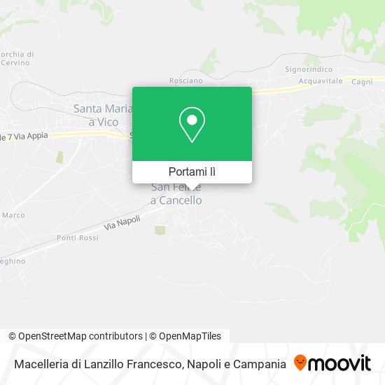Mappa Macelleria di Lanzillo Francesco