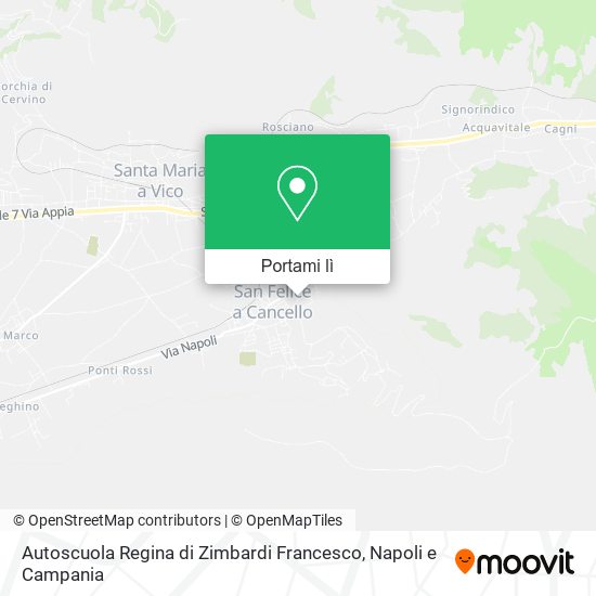 Mappa Autoscuola Regina di Zimbardi Francesco