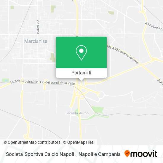 Mappa Societa' Sportiva Calcio Napoli .