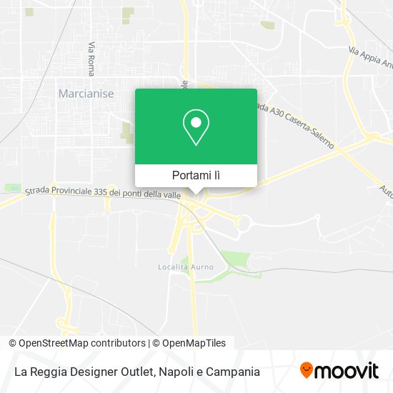 Mappa La Reggia Designer Outlet