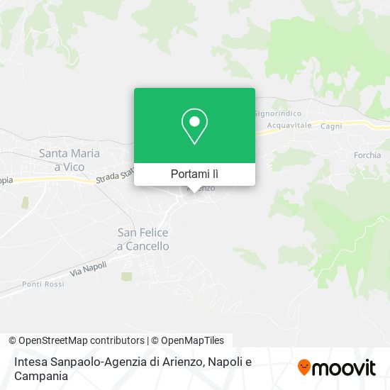 Mappa Intesa Sanpaolo-Agenzia di Arienzo