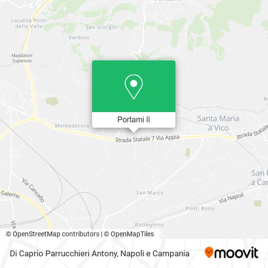 Mappa Di Caprio Parrucchieri Antony