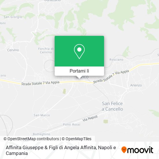 Mappa Affinita Giuseppe & Figli di Angela Affinita