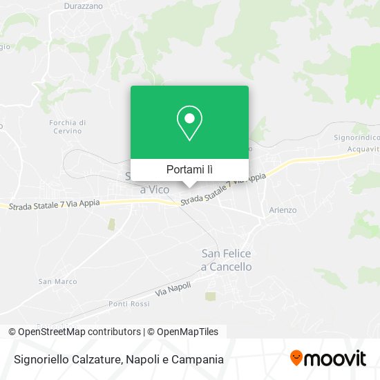 Mappa Signoriello Calzature