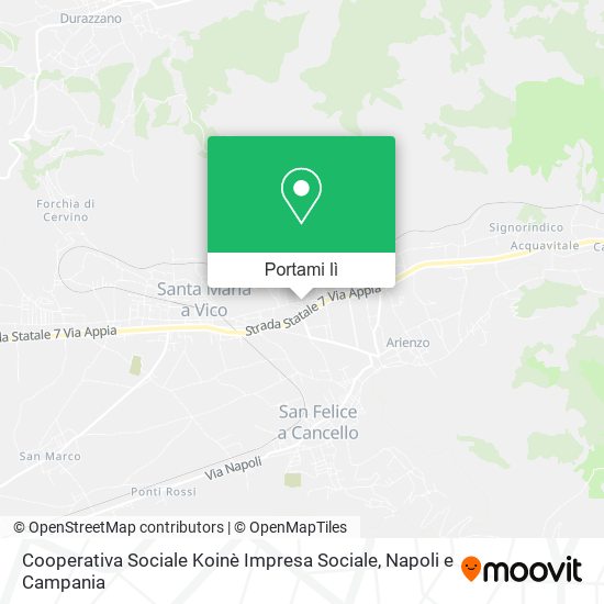 Mappa Cooperativa Sociale Koinè Impresa Sociale