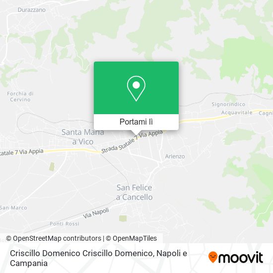 Mappa Criscillo Domenico Criscillo Domenico
