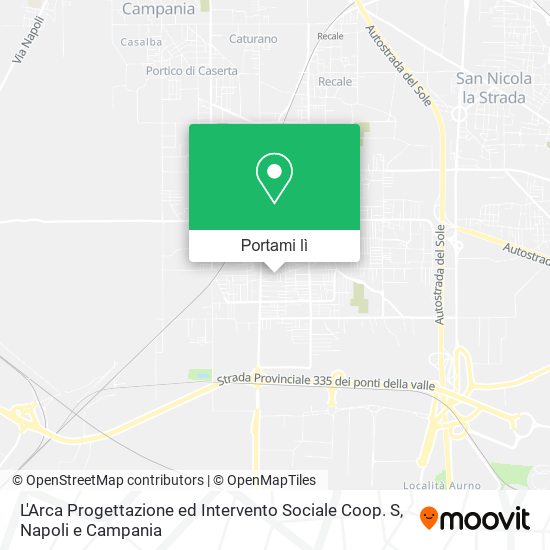 Mappa L'Arca Progettazione ed Intervento Sociale Coop. S