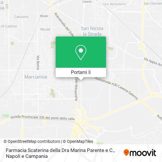 Mappa Farmacia Scaterina della Dra Marina Parente e C.