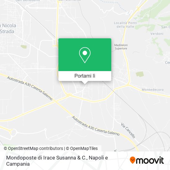 Mappa Mondoposte di Irace Susanna & C.