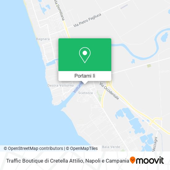 Mappa Traffic Boutique di Cretella Attilio