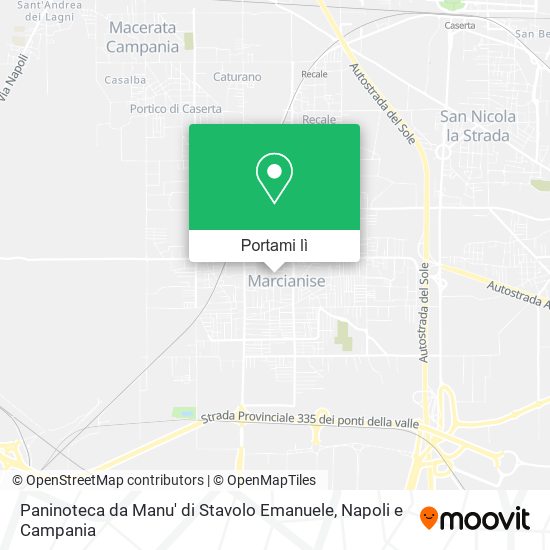 Mappa Paninoteca da Manu' di Stavolo Emanuele