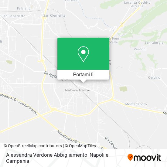 Mappa Alessandra Verdone Abbigliamento