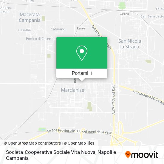 Mappa Societa' Cooperativa Sociale Vita Nuova