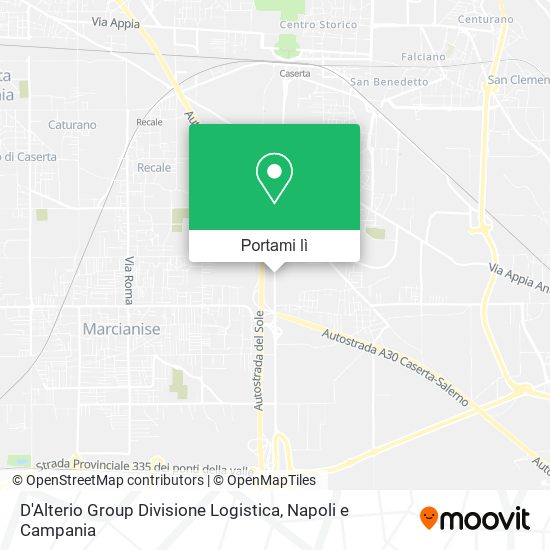 Mappa D'Alterio Group Divisione Logistica