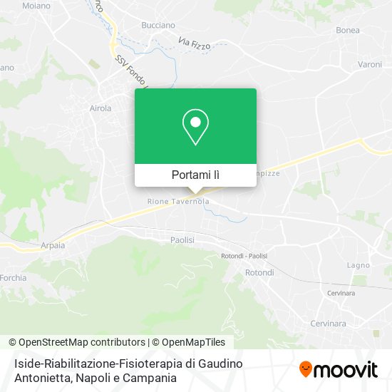 Mappa Iside-Riabilitazione-Fisioterapia di Gaudino Antonietta