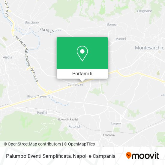 Mappa Palumbo Eventi Semplificata