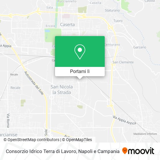 Mappa Consorzio Idrico Terra di Lavoro