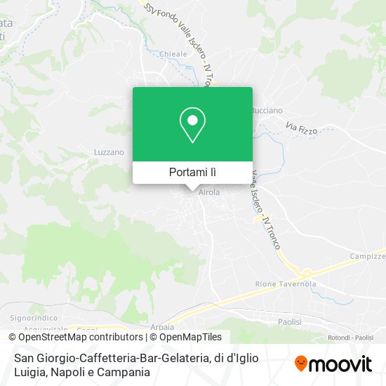 Mappa San Giorgio-Caffetteria-Bar-Gelateria, di d'Iglio Luigia