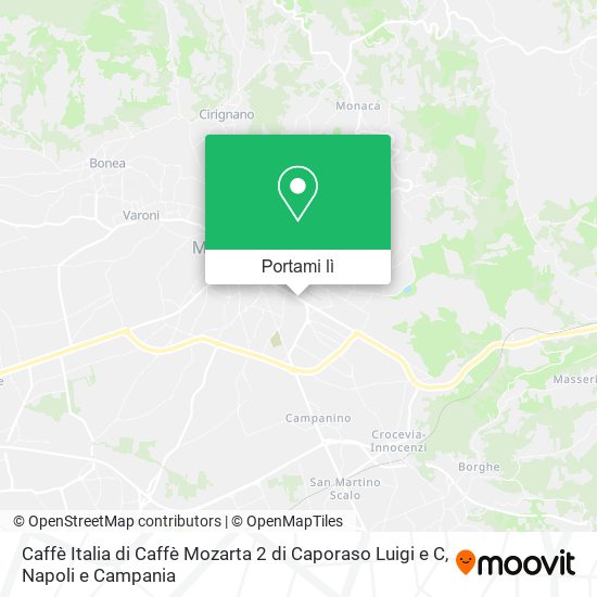 Mappa Caffè Italia di Caffè Mozarta 2 di Caporaso Luigi e C