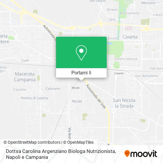 Mappa Dottsa Carolina Argenziano Biologa Nutrizionista