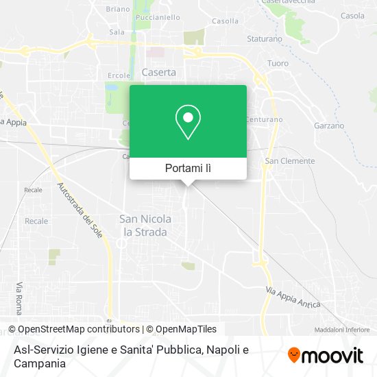Mappa Asl-Servizio Igiene e Sanita' Pubblica