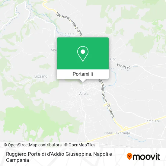 Mappa Ruggiero Porte di d'Addio Giuseppina