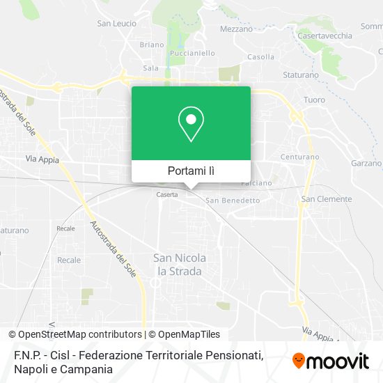 Mappa F.N.P. - Cisl - Federazione Territoriale Pensionati