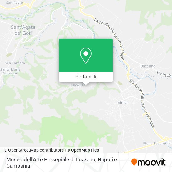 Mappa Museo dell'Arte Presepiale di Luzzano